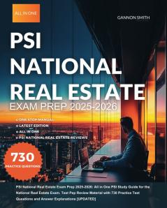 PSI National Real Estate Exam Prep 2025-2026