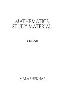 Mathematics Study Material for Class 7