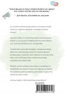 Beyond Vanilla: Art of Building Unique and Exceptional Brands