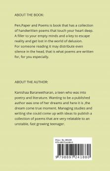 Pen Paper and Poems: A Collection of 100 Handwritten Poems