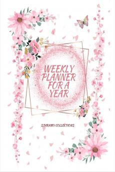 Weekly planner for a year