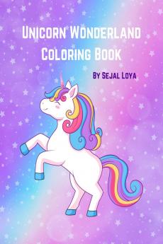 Unicorn Wonderland Coloring Book