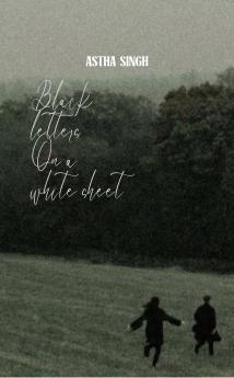 Black letters on a white sheet: