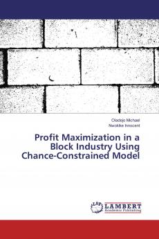 Profit Maximization in a Block Industry Using Chance-Constrained Model