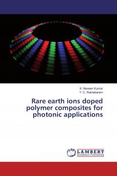 Rare earth ions doped polymer composites for photonic applications