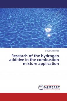 Research of the hydrogen additive in the combustion mixture application