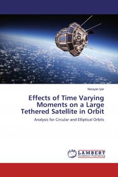 Effects of Time Varying Moments on a Large Tethered Satellite in Orbit