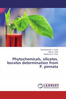 Phytochemicals silicates borates determination from P. pinnata