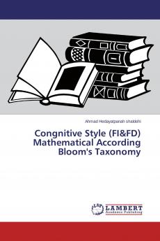 Congnitive Style (FI&FD) Mathematical According Bloom's Taxonomy