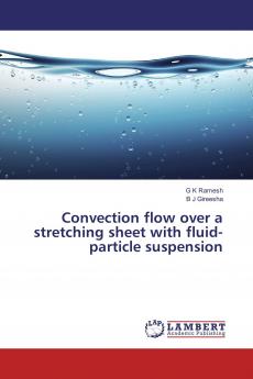 Convection flow over a stretching sheet with fluid-particle suspension