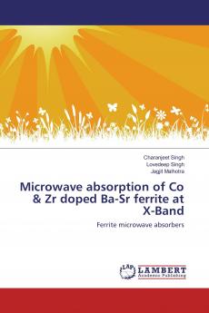 Microwave absorption of Co & Zr doped Ba-Sr ferrite at X-Band
