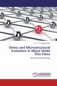Stress and Microstructural Evolution in Metal Oxide Thin Films