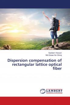 Dispersion compensation of rectangular lattice optical fiber