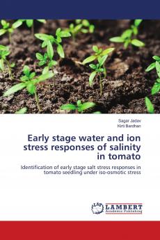 Early stage water and ion stress responses of salinity in tomato