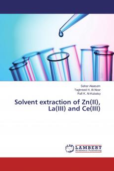 Solvent extraction of Zn(II) La(III) and Ce(III)