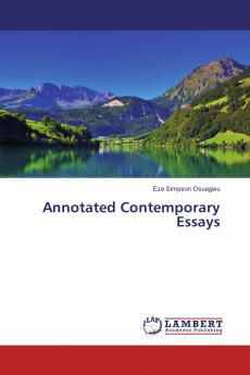 Annotated Contemporary Essays