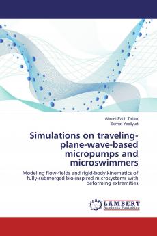 Simulations on traveling-plane-wave-based micropumps and microswimmers