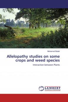 Allelopathy studies on some crops and weed species