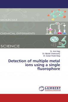 Detection of multiple metal ions using a single fluorophore