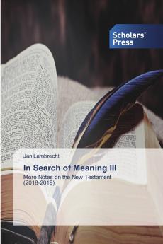 In Search of Meaning III