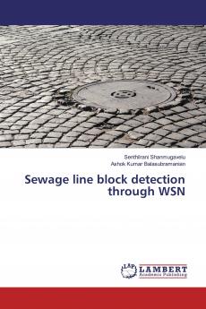 Sewage line block detection through WSN