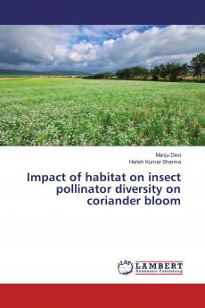 Impact of habitat on insect pollinator diversity on coriander bloom