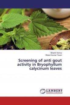 Screening of anti gout activity in Bryophyllum calycinum leaves