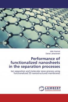 Performance of functionalized nanosheets in the separation processes