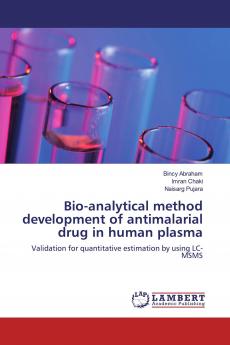 Bio-analytical method development of antimalarial drug in human plasma