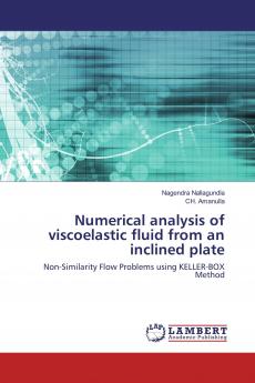 Numerical analysis of viscoelastic fluid from an inclined plate