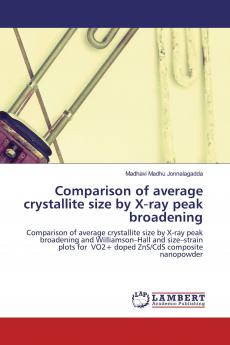 Comparison of average crystallite size by X���ray peak broadening