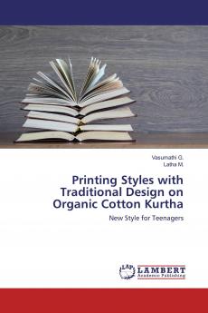 Printing Styles with Traditional Design on Organic Cotton Kurtha