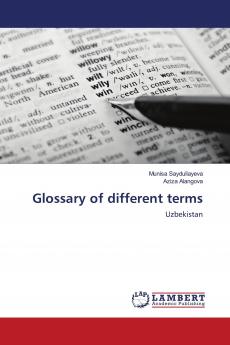 Glossary of different terms
