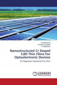 Nanostructured Cr Doped CdO Thin Films For Optoelectronic Devices