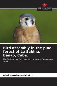 Bird assembly in the pine forest of La Sabina Banao Cuba.