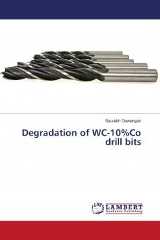 Degradation of WC-10%Co drill bits