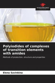 Polyiodides of complexes of transition elements with amides