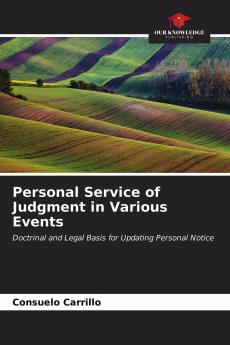Personal Service of Judgment in Various Events
