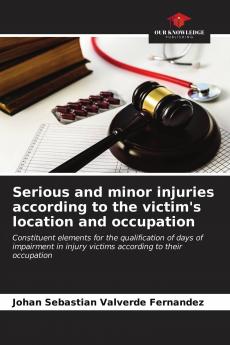 Serious and minor injuries according to the victim's location and occupation