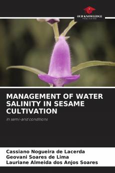 MANAGEMENT OF WATER SALINITY IN SESAME CULTIVATION