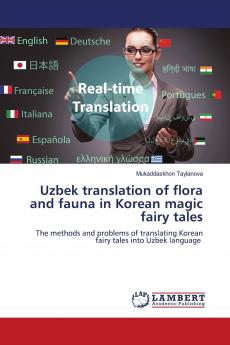 Uzbek translation of flora and fauna in Korean magic fairy tales