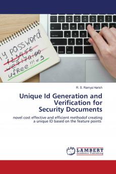 Unique Id Generation and Verification for Security Documents