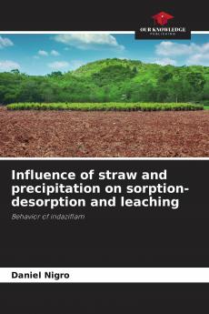 Influence of straw and precipitation on sorption-desorption and leaching