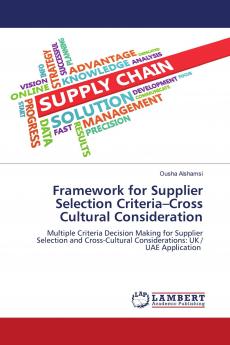 Framework for Supplier Selection Criteria���Cross Cultural Consideration
