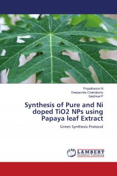 Synthesis of Pure and Ni doped TiO2 NPs using Papaya leaf Extract