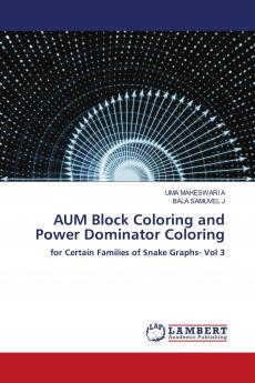 AUM Block Coloring and Power Dominator Coloring