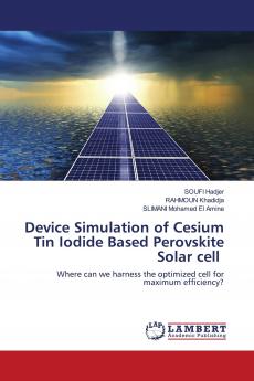 Device Simulation of Cesium Tin Iodide Based Perovskite Solar cell