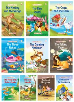 Panchatantra Story Books for Kids (Illustrated) (Set of 10 Books)