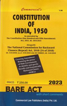 Constitution Of India 1950- 2023/Edition