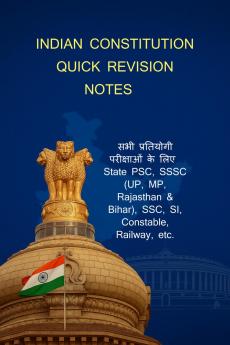 INDIAN CONSTITUTION QUICK REVISION NOTES / भारतीय संविधान  QUICK REVISION NOTES